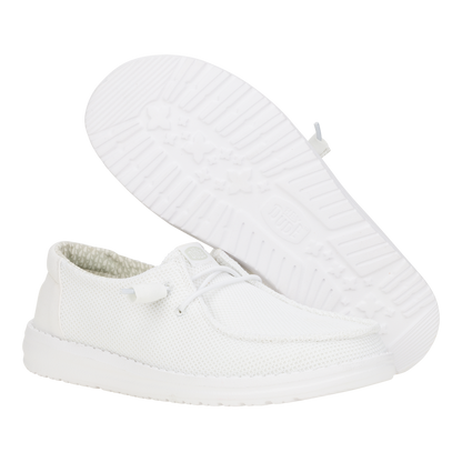 Womens Wendy Stretch Mesh White