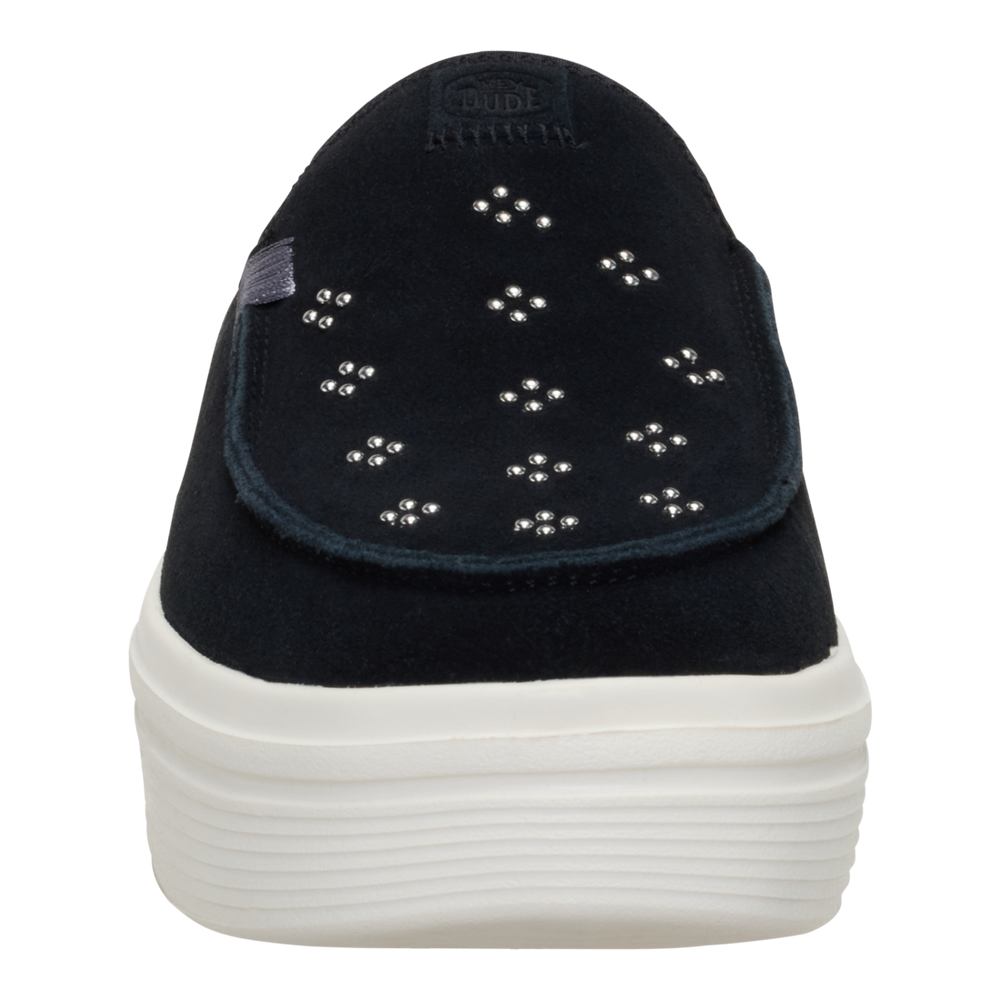 Women's Austin Lift Suede Stud Black