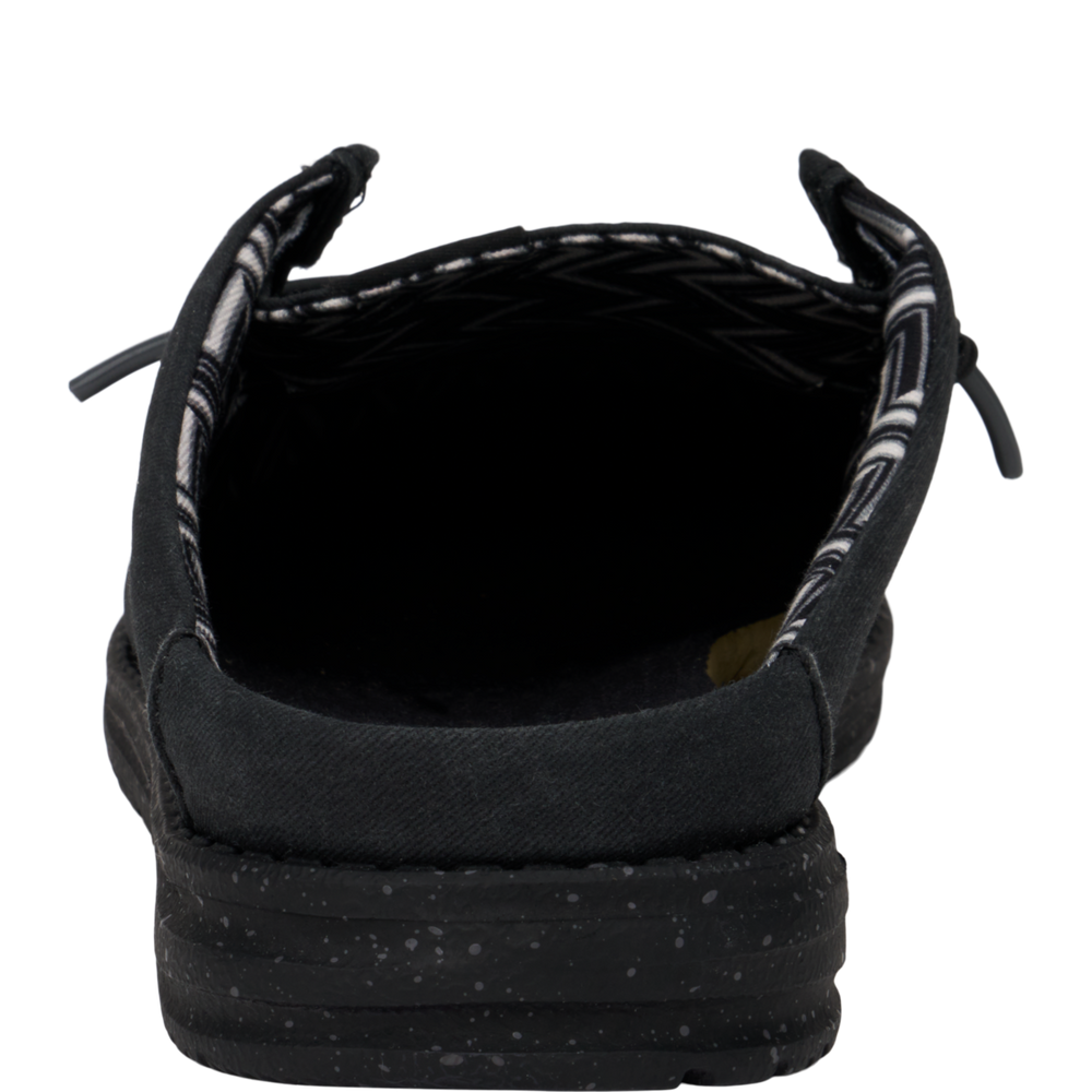 Men's Wally Slip Stretch Canvas Black/Black