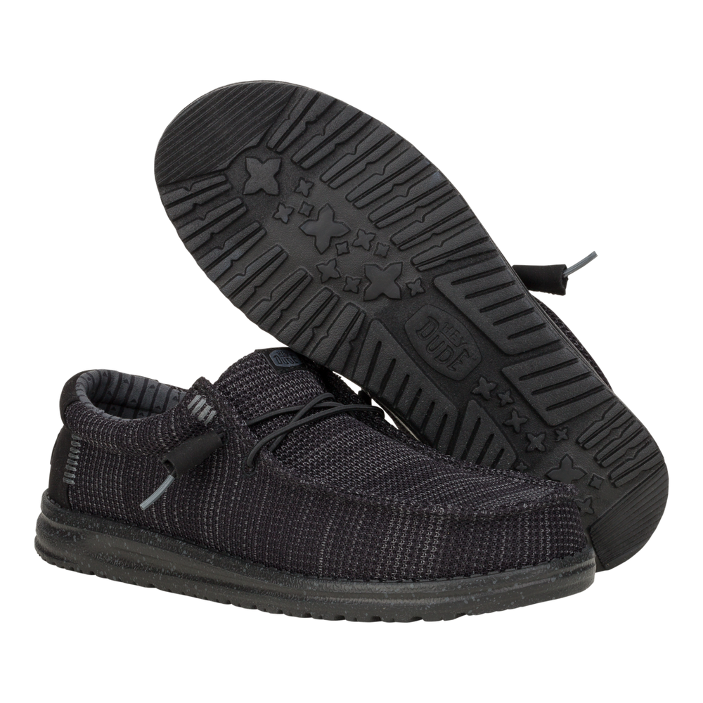 Men's Wally Stretch Mesh  Black