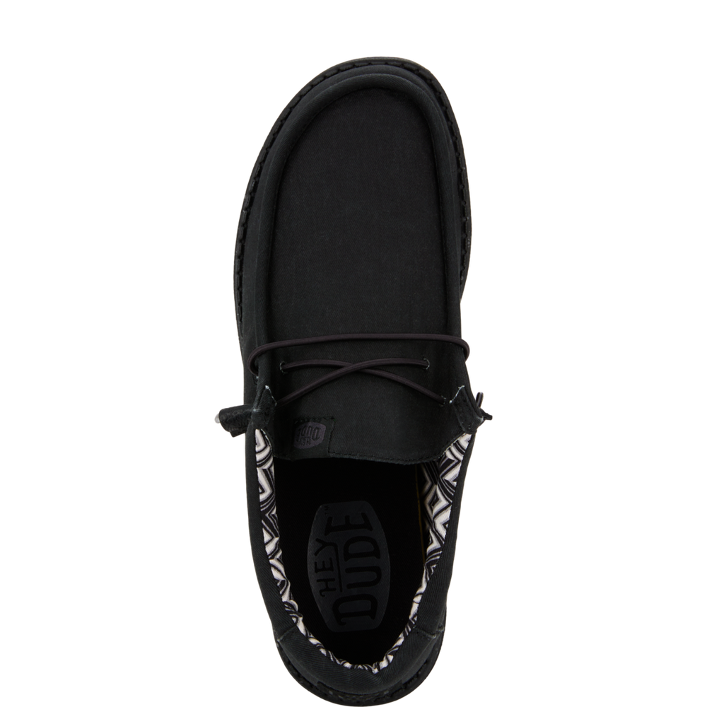 Men's Wally Stretch Canvas Black/Black