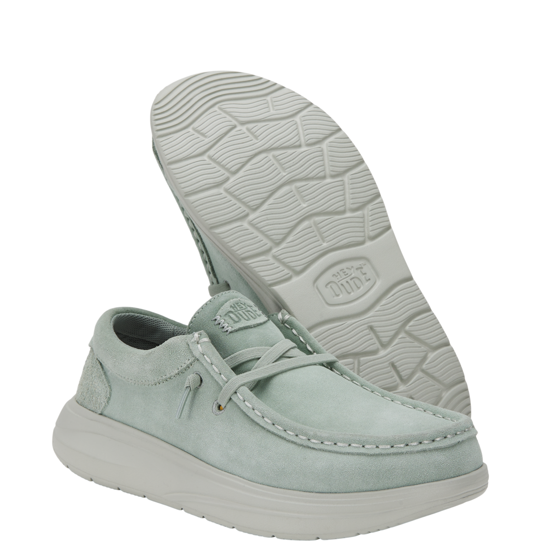 Womens Wendy Comf Suede  Sea Foam