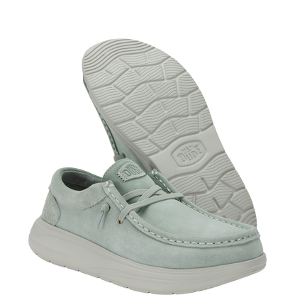 Womens Wendy Comf Suede  Sea Foam