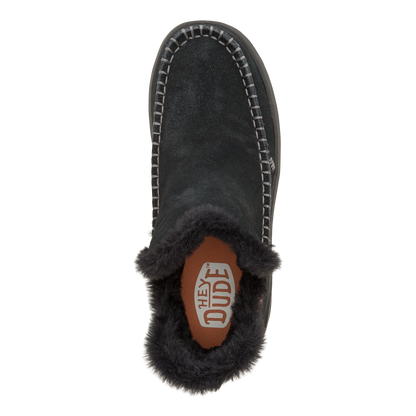 Womens Camden Suede Black