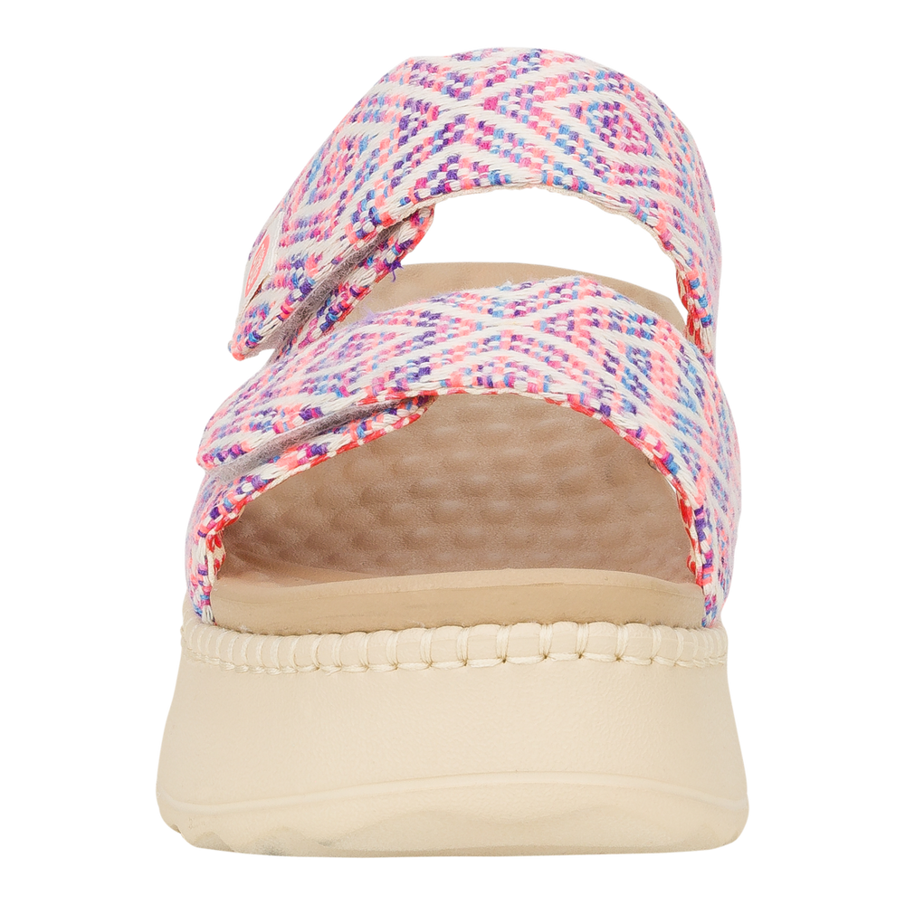 Women's Delray Slide Surf Baja Blue/Pink/Multi