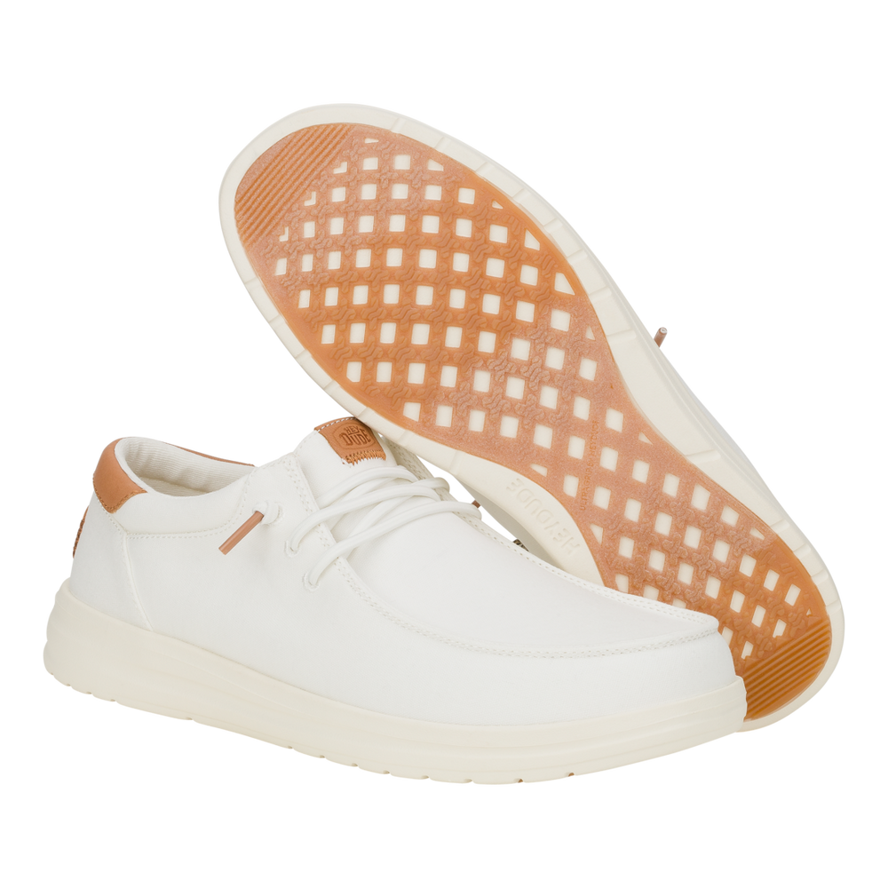 Men's Paul Canvas White