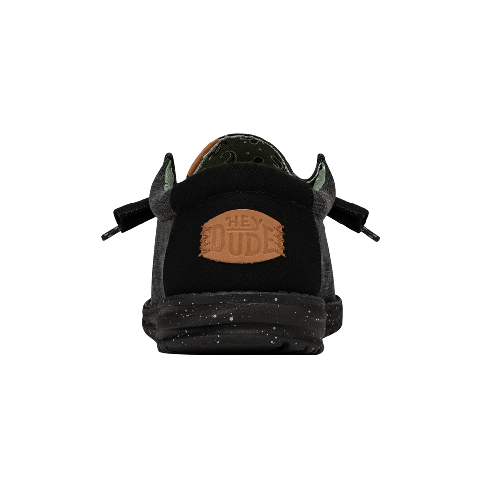 Men's Wally Washed Canvas Black/Black