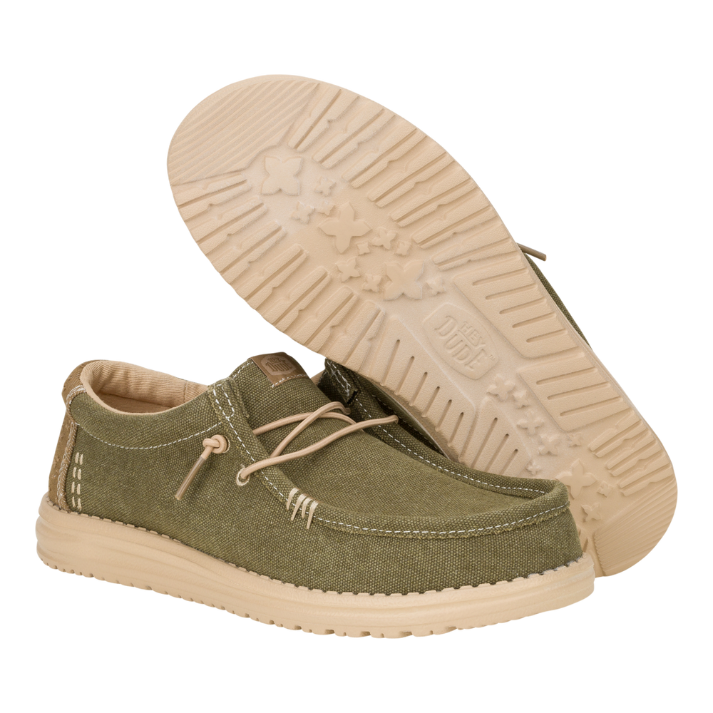 Men's Wally Workwear Dusky Green/Irish Cream