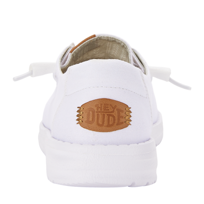 Womens Wendy Canvas  White