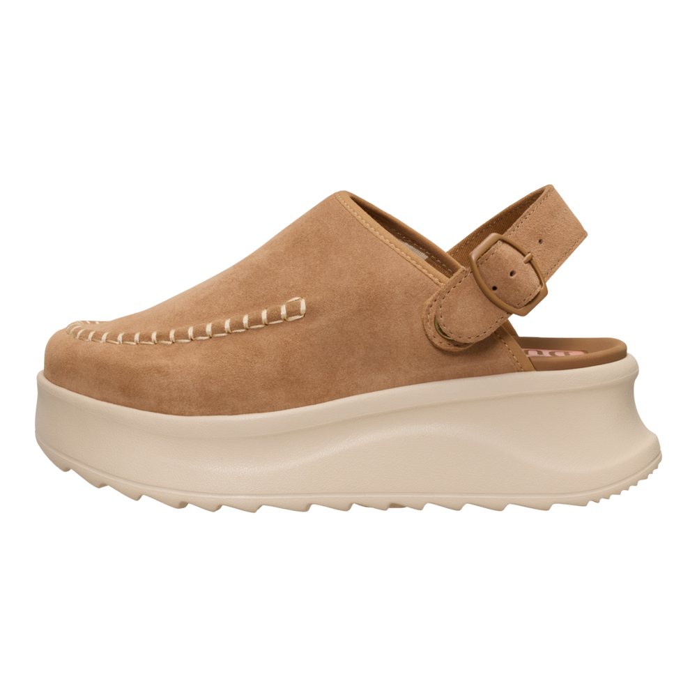 Women's Delray Clog Suede Tan