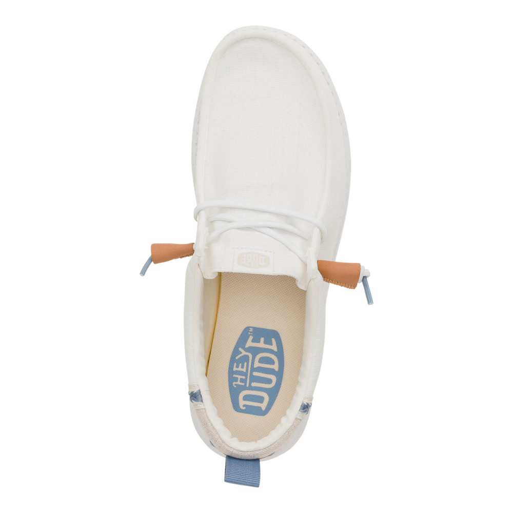 Men's Wally Summer Linen White/Stone Grey