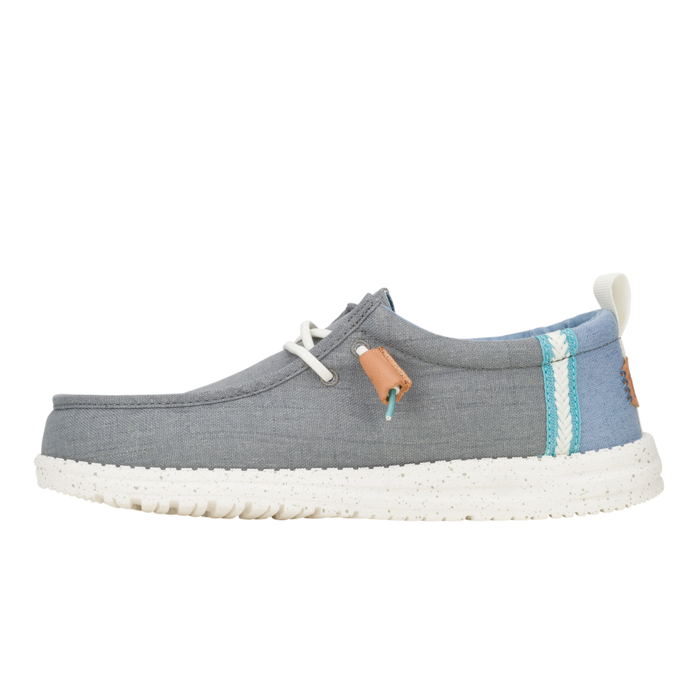 Men's Wally Summer Linen Monument Grey/Faded Denim