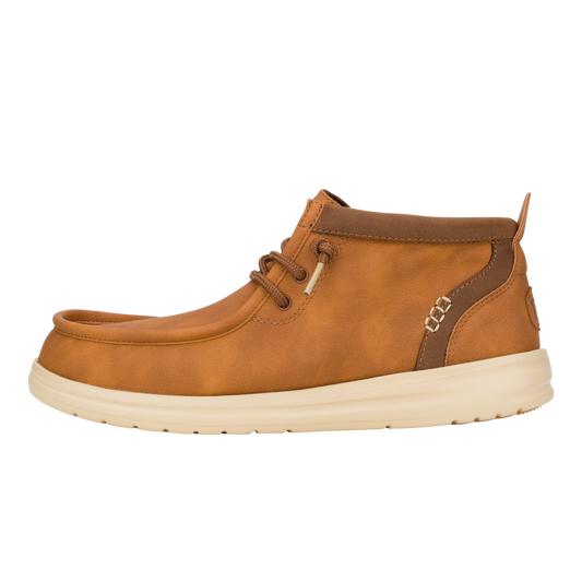 Mens Wally Mid Gripr Classic Cognac Tan