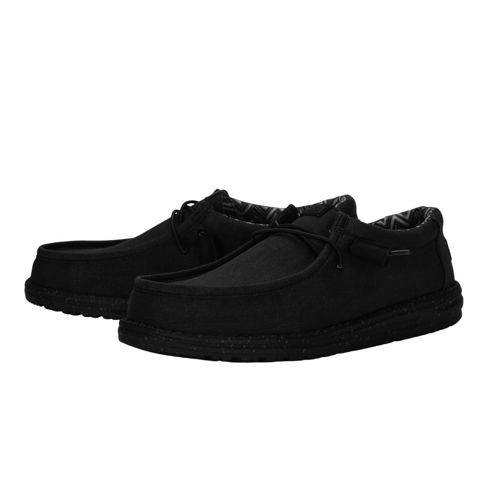 Men's Wally Stretch Canvas Black/Black