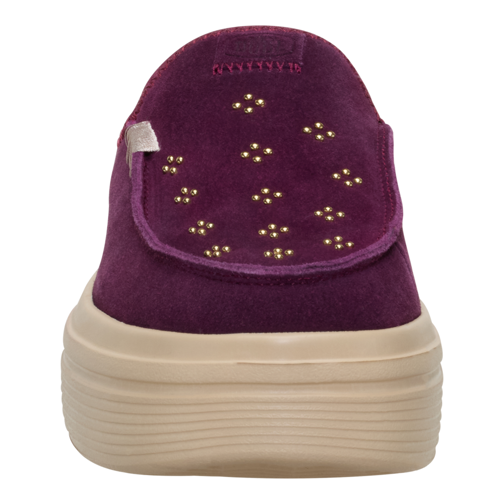 Women's Austin Lift Suede Stud Fig Purple