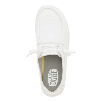 Womens Wendy Stretch Mesh White