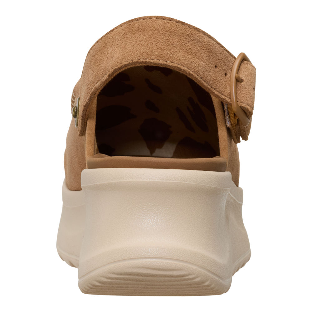 Women's Delray Clog Suede Tan