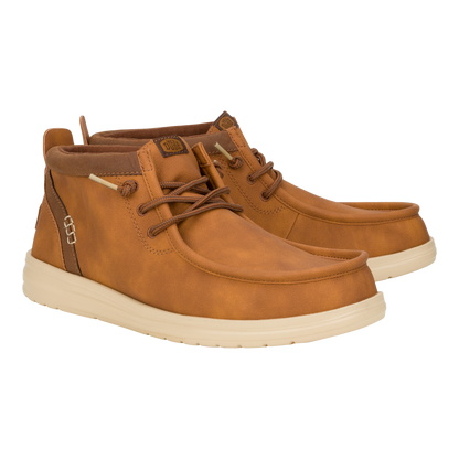 Mens Wally Mid Gripr Classic Cognac Tan