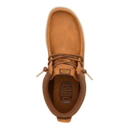 Mens Wally Mid Gripr Classic Cognac Tan