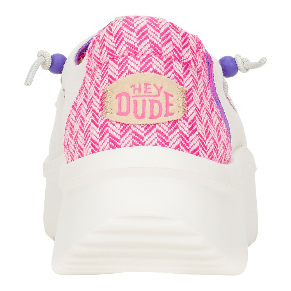 Women's Wendy Peak Chambray Woven White Pink