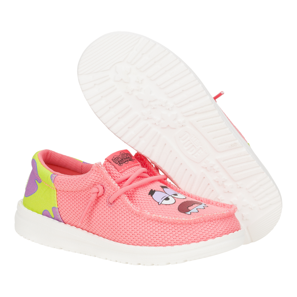 Kids Wally Funk Y Spongebob Patrick Pink Green