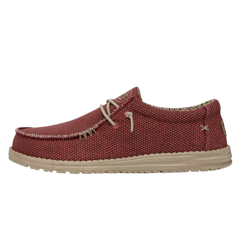 Men's Wally Braided Pompeian Red