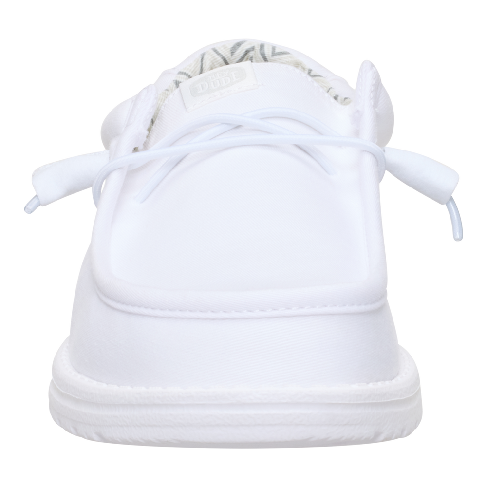 Men's Wally Stretch Canvas White/White