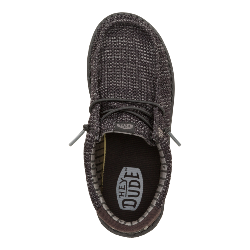 Boys Wally Y Stretch Black/Black