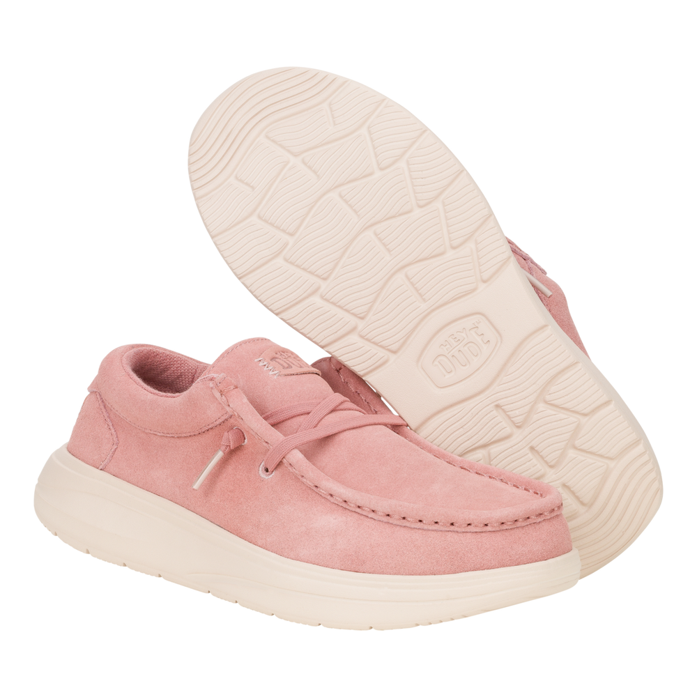 Women's Wendy Comf Suede Rose Pink/Whisper Pink