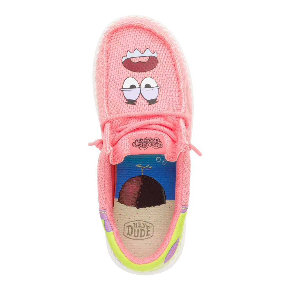 Kids Wally Funk Y Spongebob Patrick Pink Green