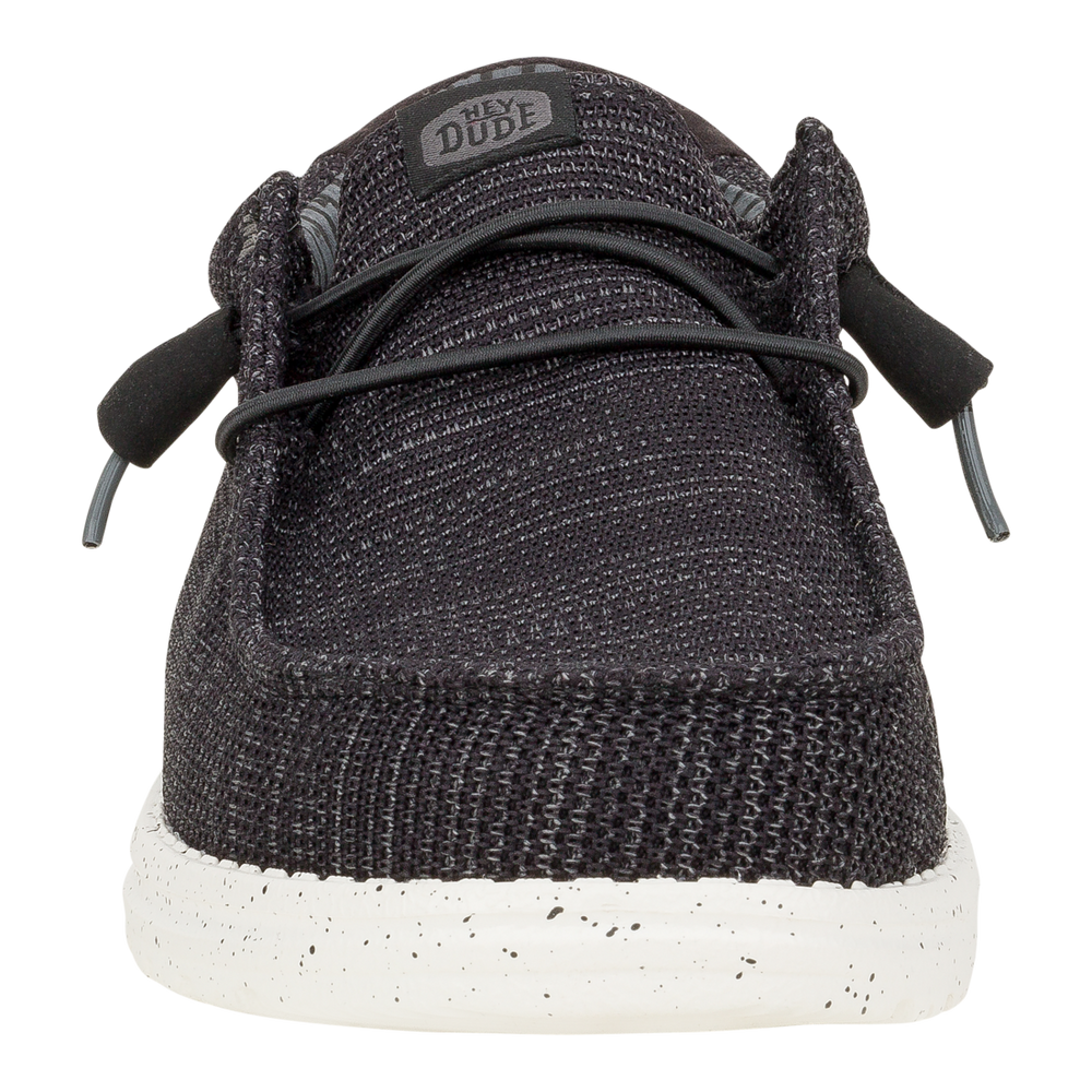 Men's Wally Stretch Mesh  Black White