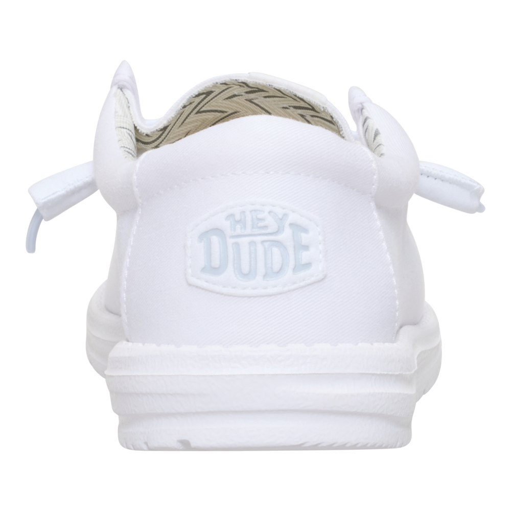 Men's Wally Stretch Canvas White/White