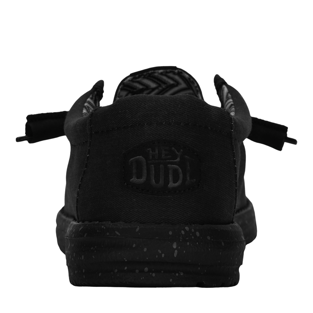 Men's Wally Stretch Canvas Black/Black