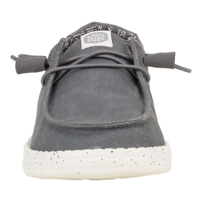 Womens Wendy Stretch Canvas  Dark Grey