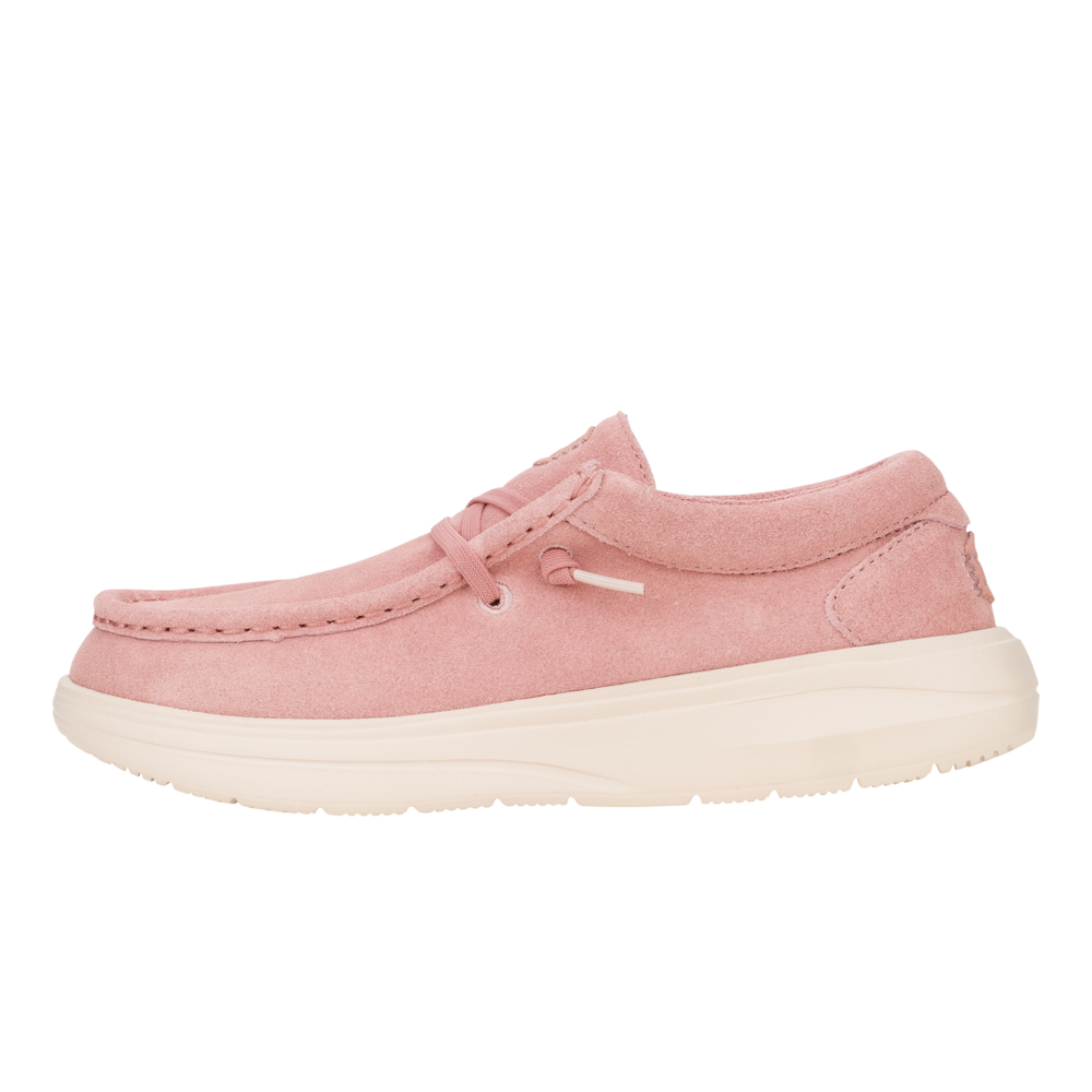Women's Wendy Comf Suede Rose Pink/Whisper Pink