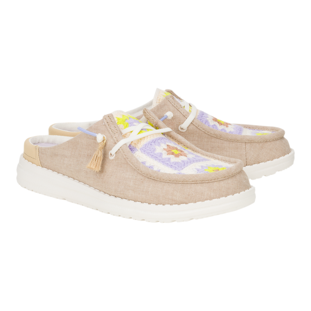 Women's Wendy Slip Cottage Crochet Wood Ash/Multi