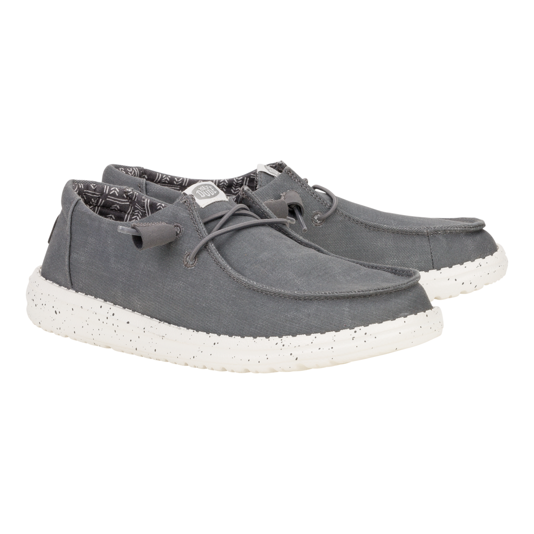 Womens Wendy Stretch Canvas  Dark Grey