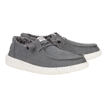 Womens Wendy Stretch Canvas  Dark Grey