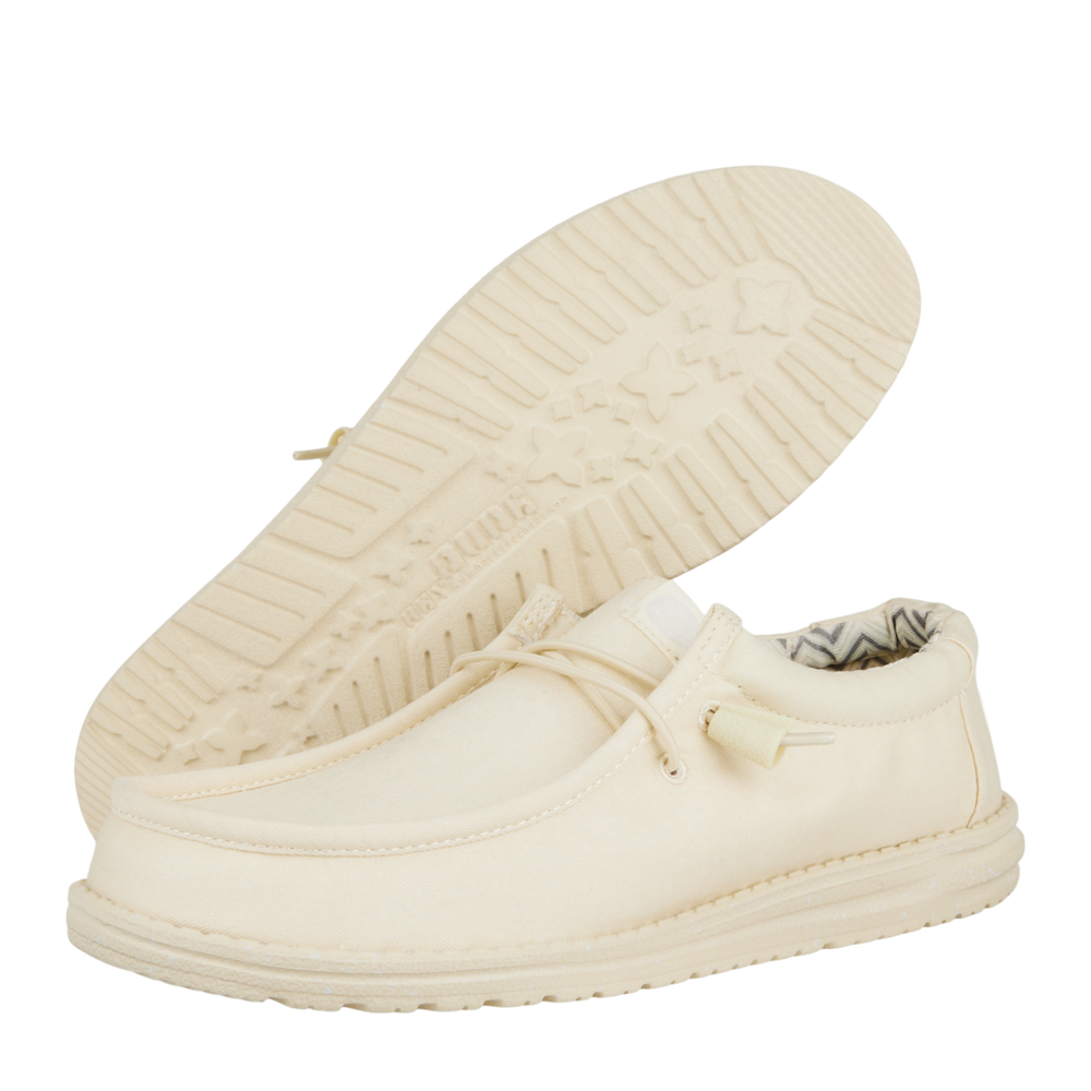 Men's Wally Stretch Canvas Stone White