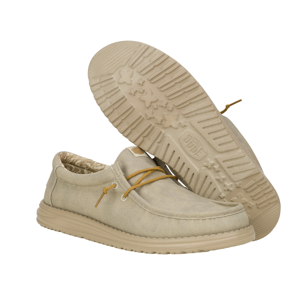 Men's Wally Waxed Canvas Light Grey