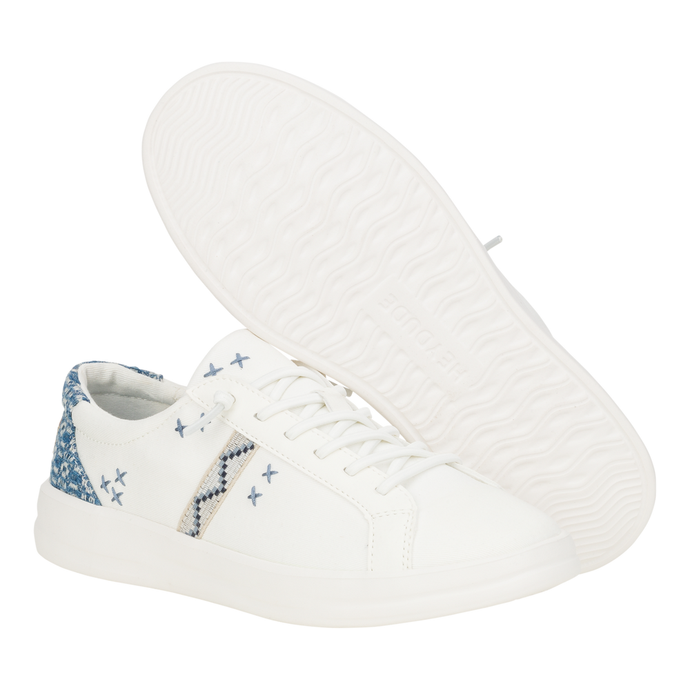 Karina Crafted Boho White Blue