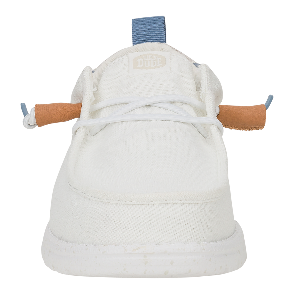 Men's Wally Summer Linen White/Stone Grey