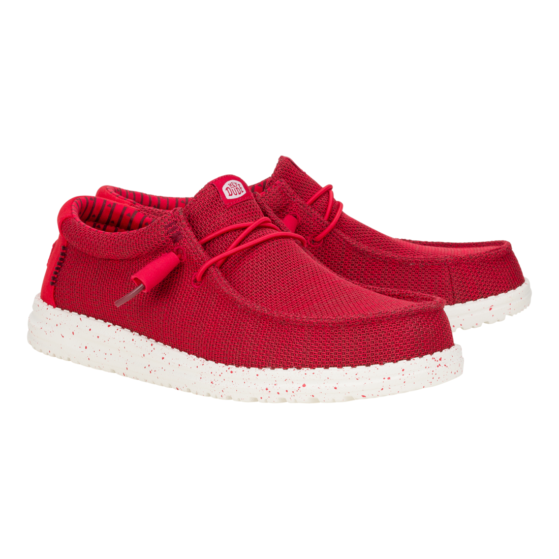 Mens Wally Stretch Mesh  Red