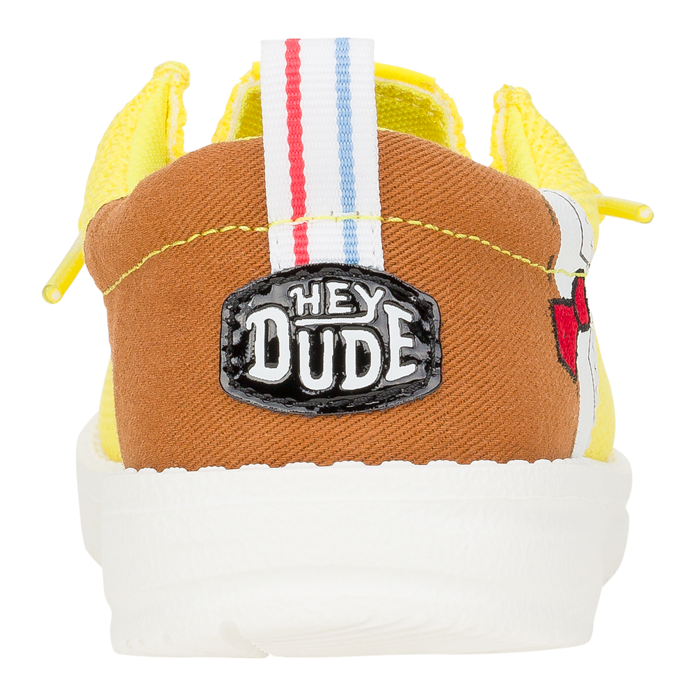 Kids Wally Funk Y Spongebob Brown Yellow