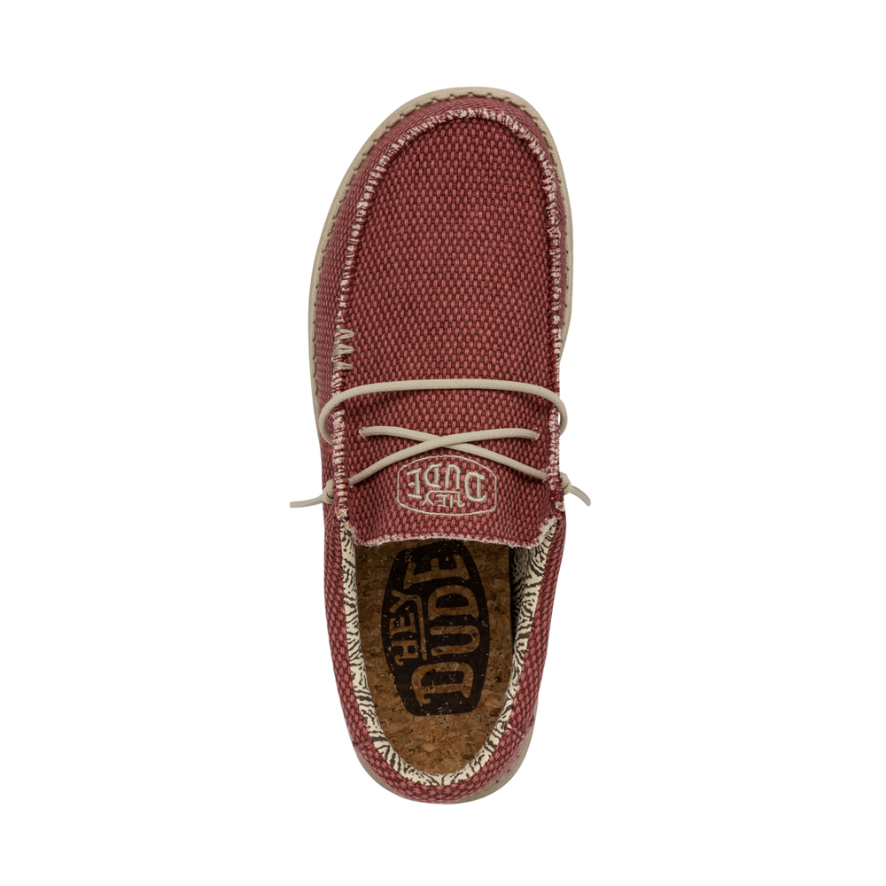 Men's Wally Braided Pompeian Red