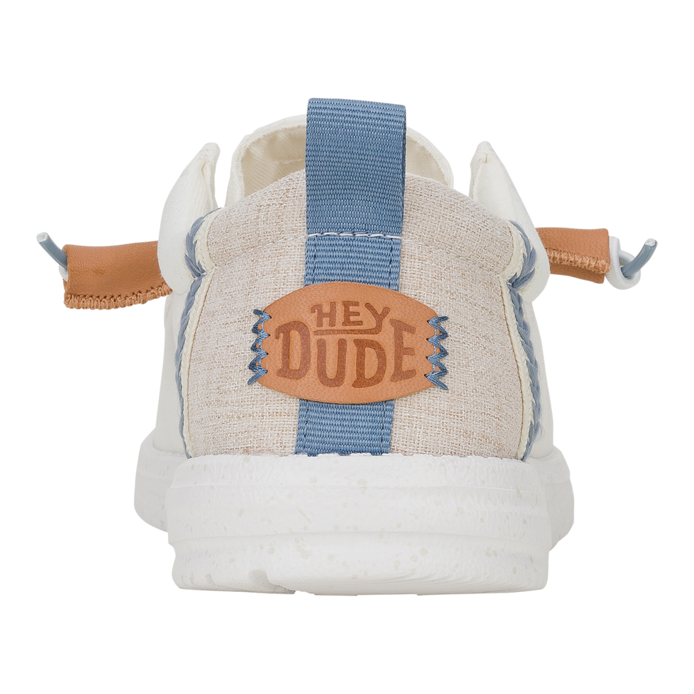 Men's Wally Summer Linen White/Stone Grey