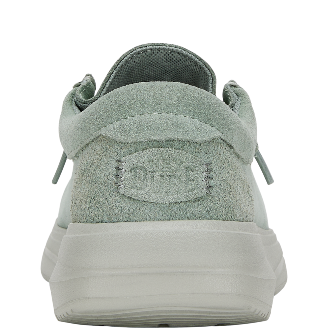 Mens Wally Comf Suede Sea Foam