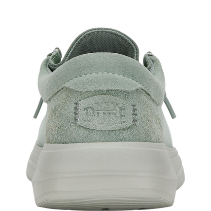 Mens Wally Comf Suede Sea Foam