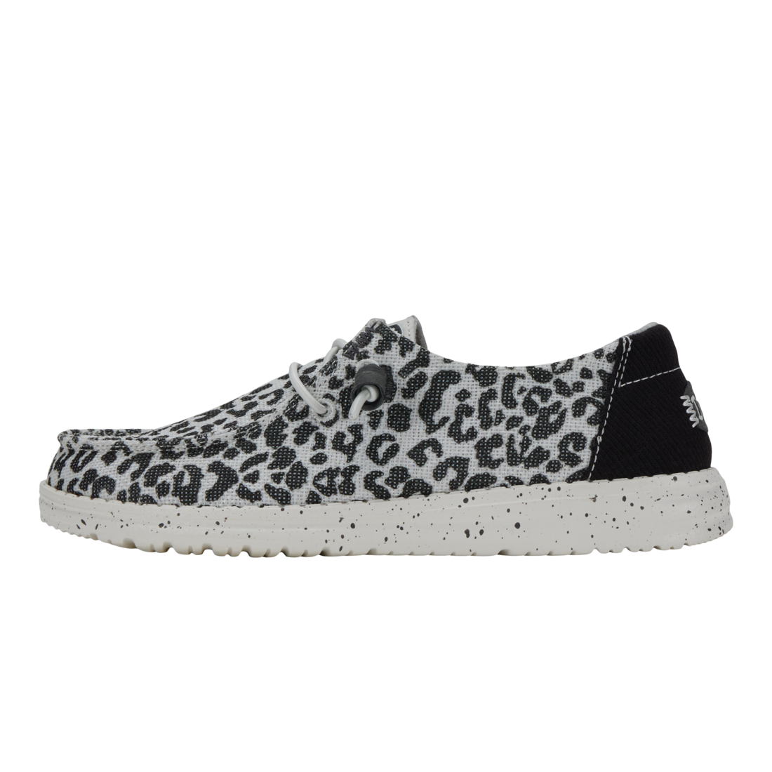 Womens Wendy Leopard Black Grey