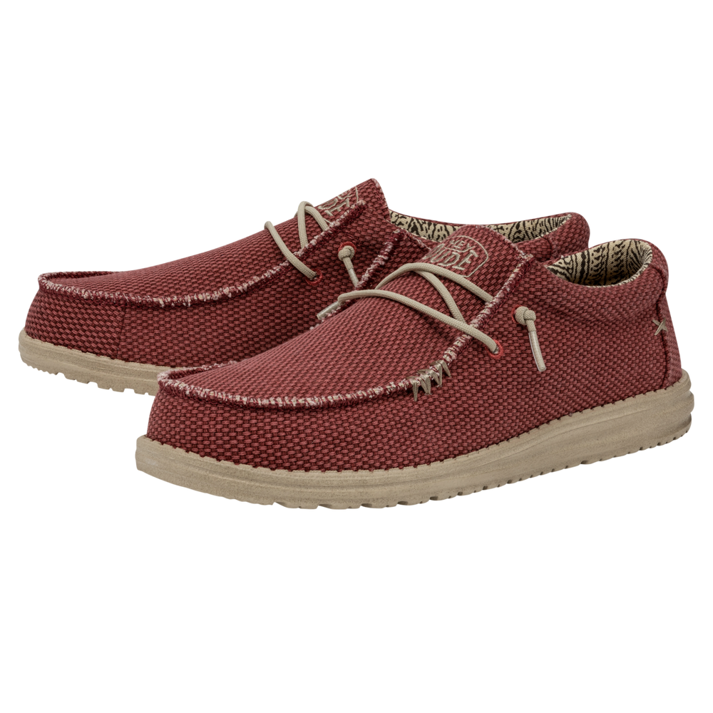 Men's Wally Braided Pompeian Red